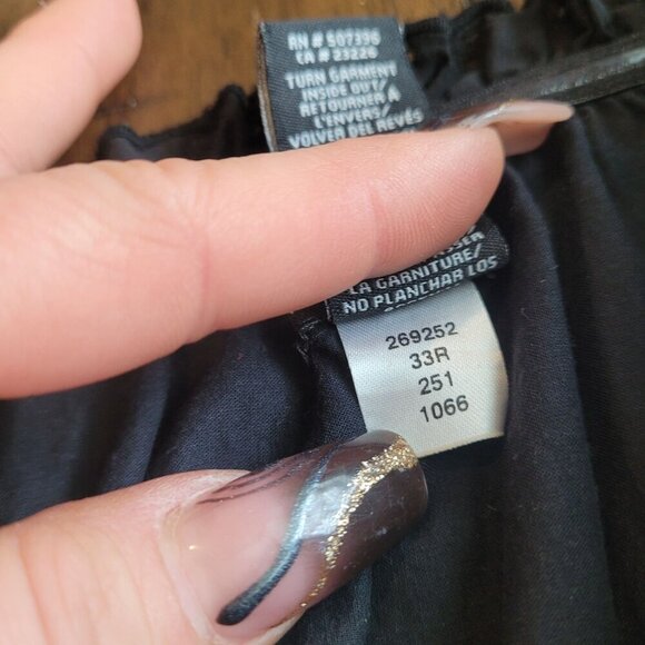 Moda International Black Strapless Dress size S - Picture 5 of 6